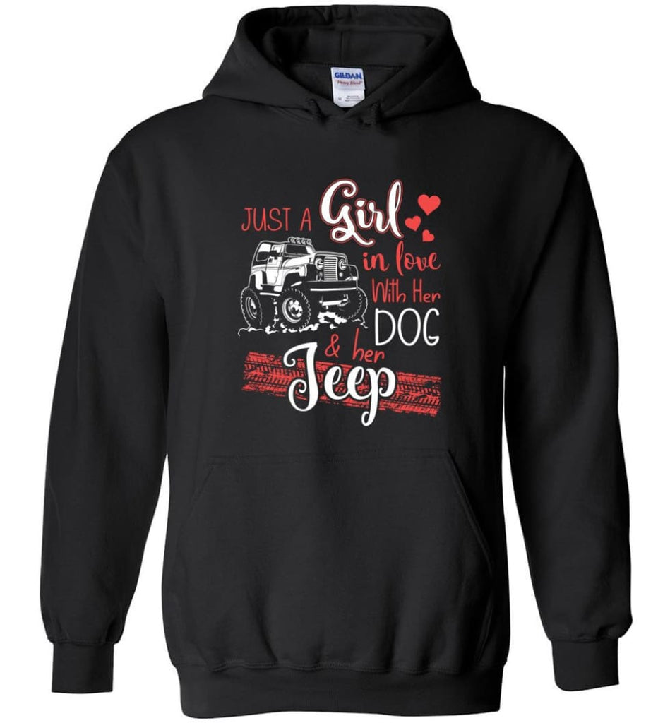 A girl her dog and her jeep hoodie deals