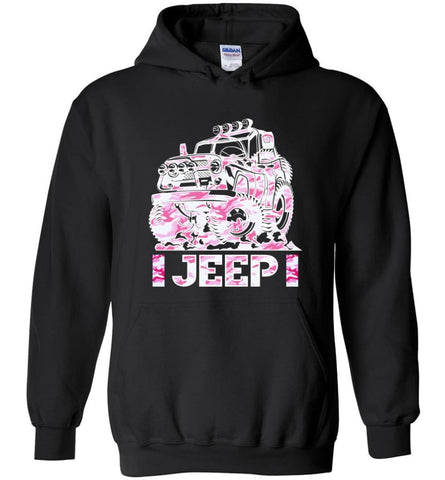 Jeep Girl T shirt Gift For Girl and Woman Who Love Jeep Truck Car Hoodie - Black / M
