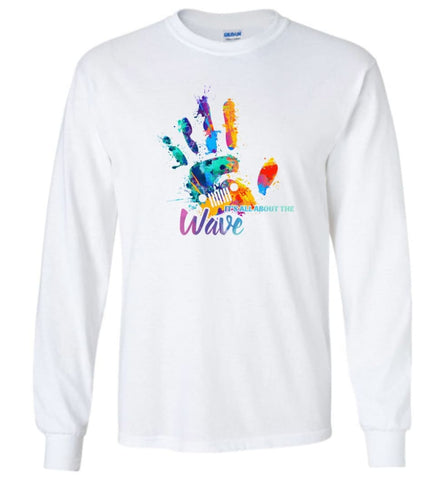 Jeep Hand Wave It’s All About Wave - Long Sleeve - White / M - Long Sleeve