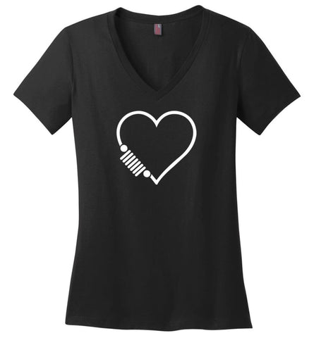 Jeep Life Shirt Jeep Hoodie I Love My Jeep Shirt Jeep Life Hoodie Ladies V-Neck - Black / M