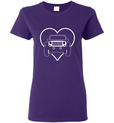 Jeep Shirt Just Build Not Bought T shirt Jeep Life Jeep Girl This Guy Love Jeep Women T-shirt - Purple / M