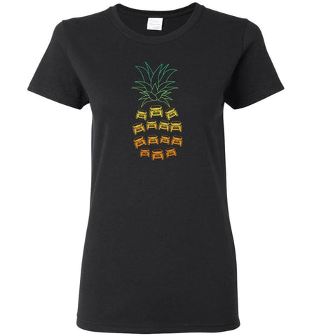 Jeep Sunflower Jeep with a decor Sunflower print - Women Tee - Black / M - Women Tee