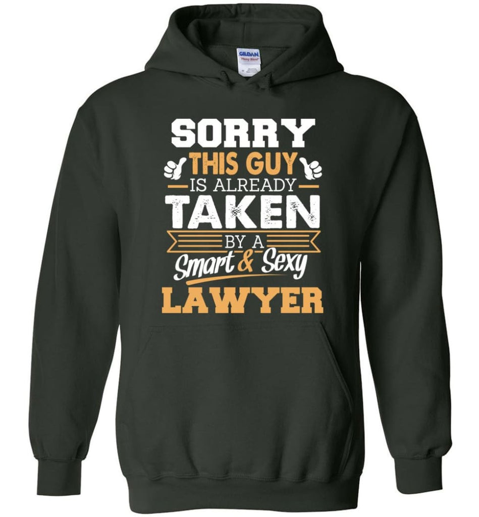 Lawyer Shirt Cool Gift for Boyfriend Husband or Lover - Hoodie - Forest Green / M