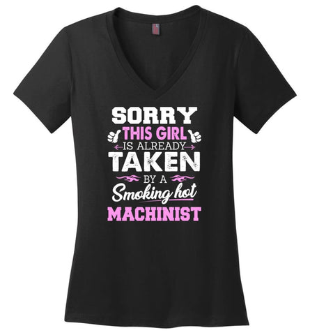 Lawyer Shirt Cool Gift for Girlfriend Wife or Lover Ladies V-Neck - Black / M - 7