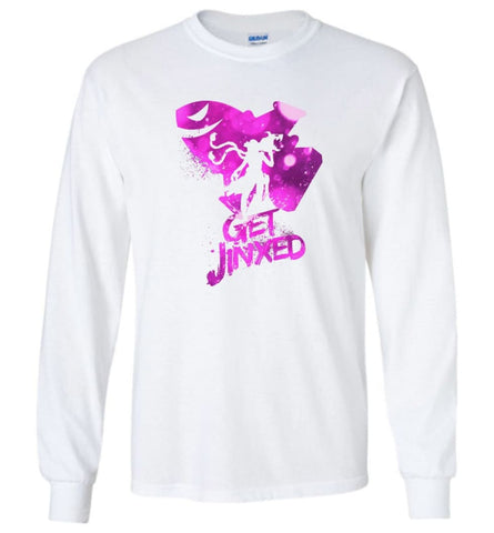 League video game Legends Get Jinxed T shirt for Lol Fans - Long Sleeve T-Shirt - Black / M
