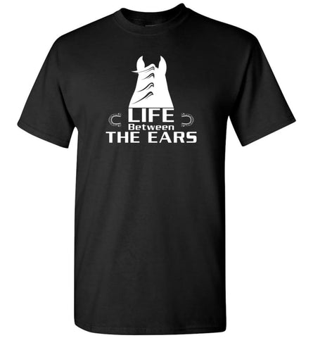 Life Between The Ears Horse Lovers - T-Shirt - Black / S - T-Shirt