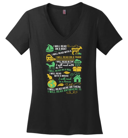 Life Is Good Book Lovers Shirt I Love Reading T Shirt The Book Was Better Shirt Ladies V-Neck - Black / M