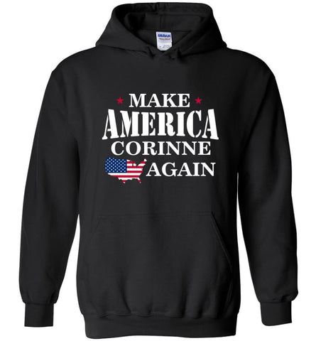 Make America Corinne Again - Hoodie - Black / M