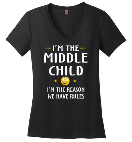 Mechanic Definition Funny Mechanic Meaning Ladies V-Neck - Black / M