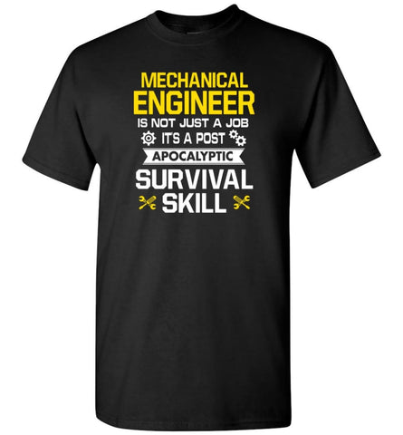 Mechanical Engineer - Short Sleeve T-Shirt - Black / S