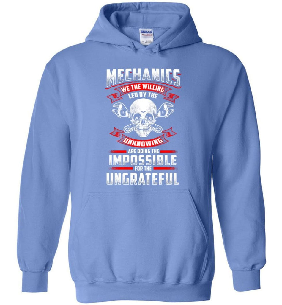 Mechanics We The Willing Leg By The Inknowing - Hoodie - Carolina Blue / M