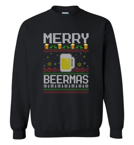 Merry Beermas Holiday Sweatshirt Merry Beermas Christmas Sweater For Men And Women Christmas Sweater Party Gifts 
