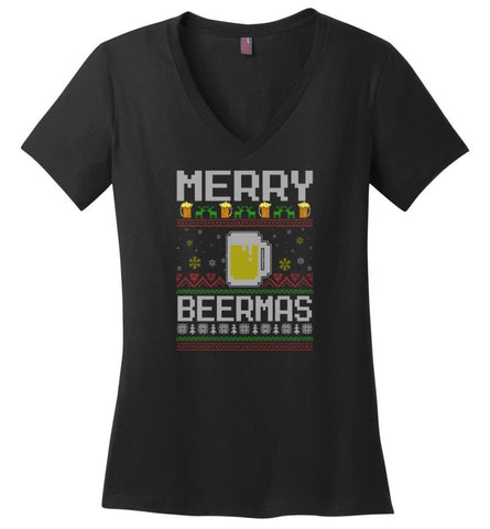 Merry Beermas Holiday Sweatshirt Merry Beermas Christmas Sweater for Men and Women Christmas Sweater Party Gifts - 