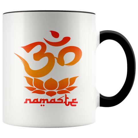 Yoga Meditation Namasta Buddha Sign Yogists Yoga Lover Gift Ideas Premium Accent Mug