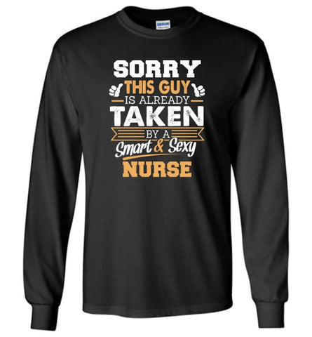 Nurse Shirt Cool Gift for Boyfriend Husband or Lover - Long Sleeve T-Shirt - Black / M