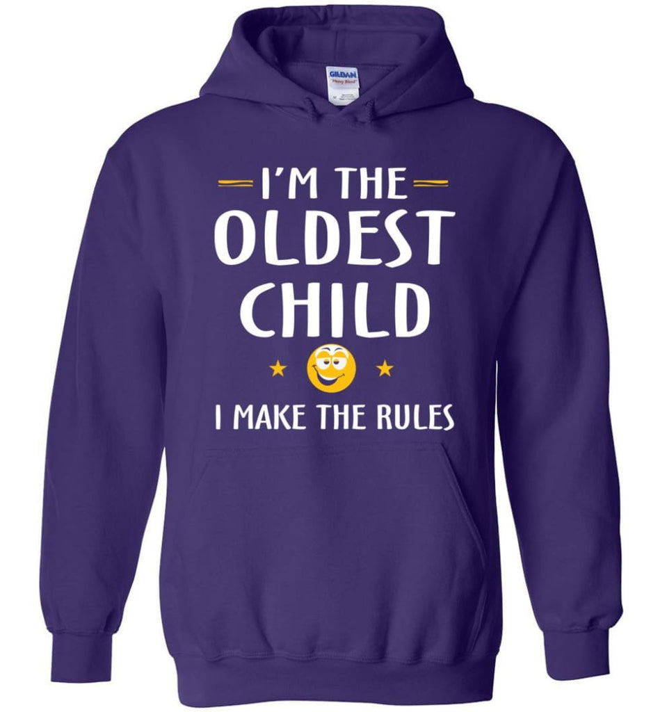 Oddest Child I Make The Rules Funny Oddest Child Hoodie - Purple / M