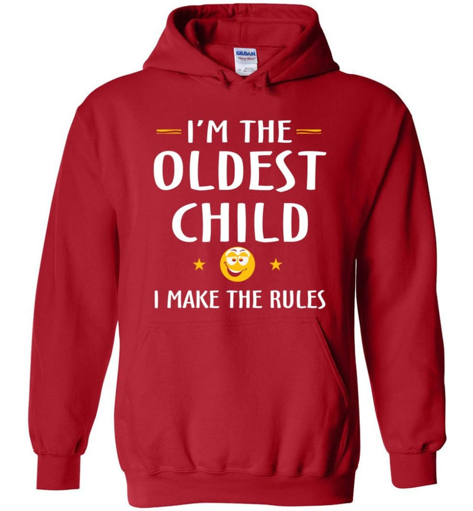 Oddest Child I Make The Rules Funny Oddest Child Hoodie - Red / M