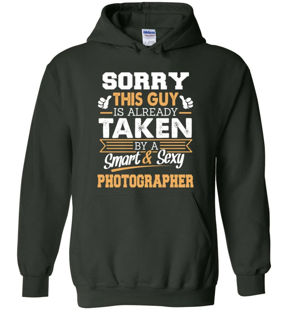 Photographer Shirt Cool Gift For Boyfriend Husband Hoodie - Forest Green / M
