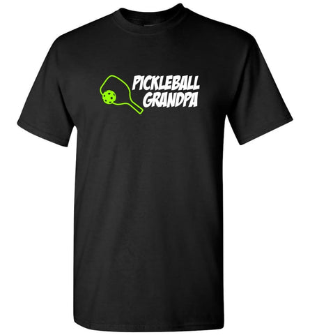 Pickle Ball Grandfather Gift Pickleball Grandpa Papa T-Shirt - Black / S