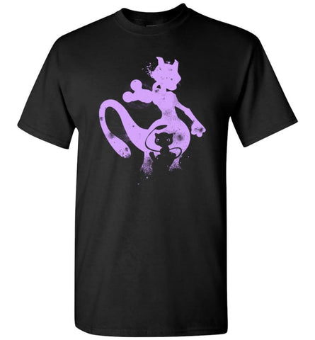 Poke Monster Mew Two Mew 2 Shirt T-Shirt - Black / S
