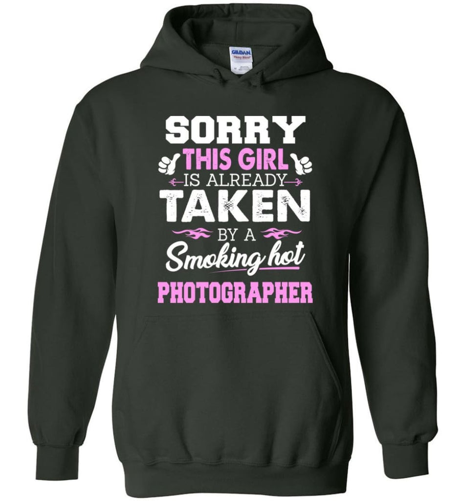Police Shirt Cool Gift for Girlfriend Wife or Lover - Hoodie - Forest Green / M