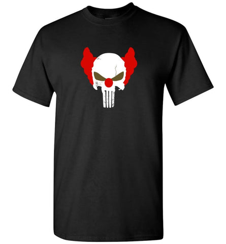Punisher Red Skull Shirt Vintage Punisher Joker Clown Shirt Punisher Patriots T-Shirt - Black / S