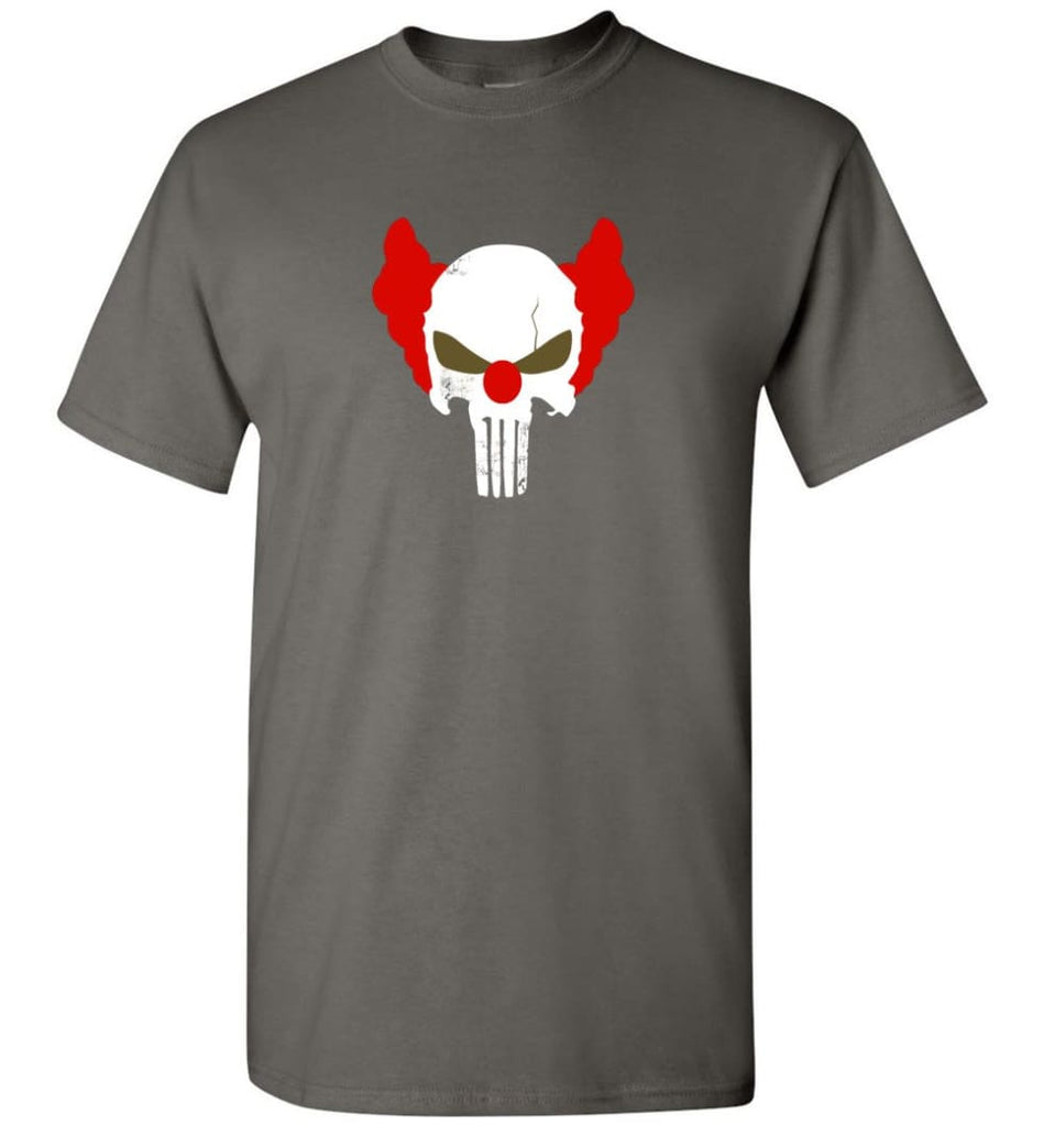 Punisher Red Skull Shirt Vintage Punisher Joker Clown Shirt Punisher Patriots T-Shirt - Charcoal / S