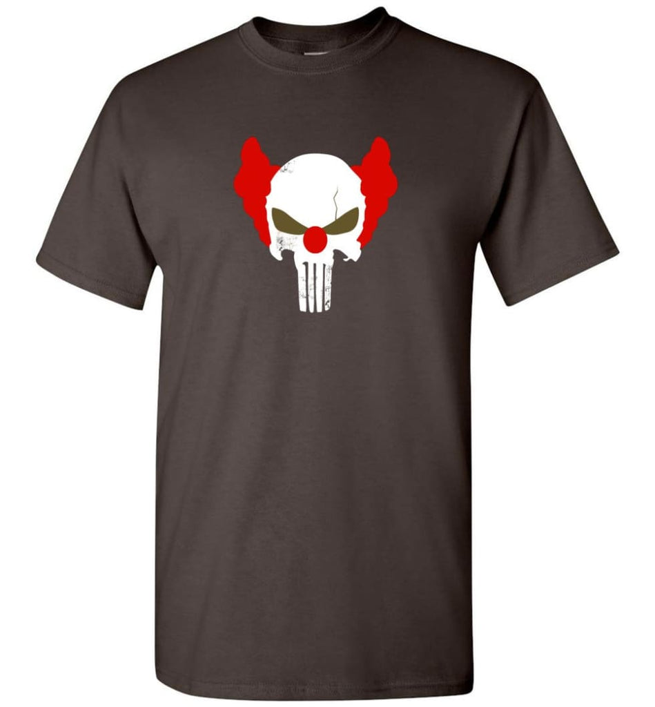 Punisher Red Skull Shirt Vintage Punisher Joker Clown Shirt Punisher Patriots T-Shirt - Dark Chocolate / S