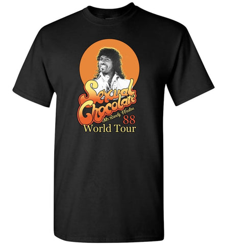 Randy Watson Sexual Chocolate World Tour 88 - T-Shirt - Black / S - T-Shirt
