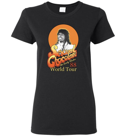 Randy Watson Sexual Chocolate World Tour 88 - Women Tee - Black / M - Women Tee