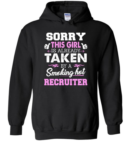 Recruiter Shirt Cool Gift for Girlfriend Wife or Lover - Hoodie - Black / M