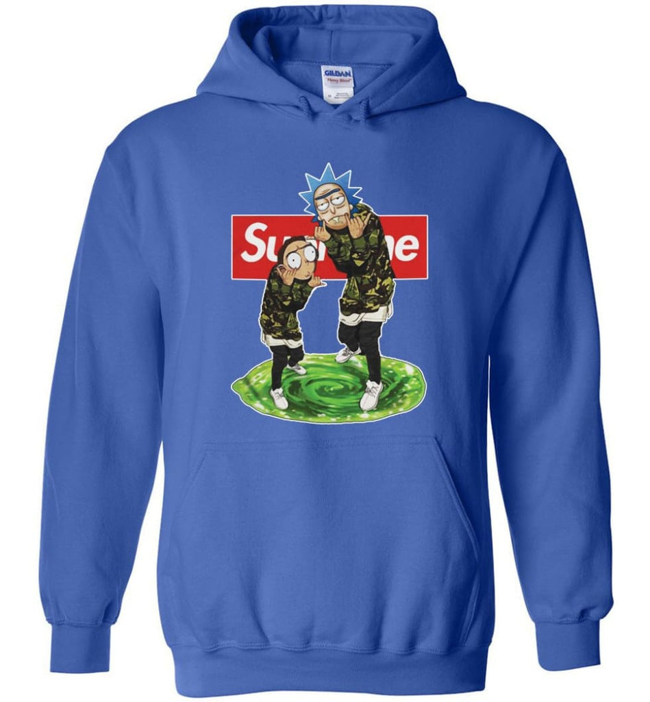 Rick and morty Supreme Hoodie rick morty hooded Sweatshirt