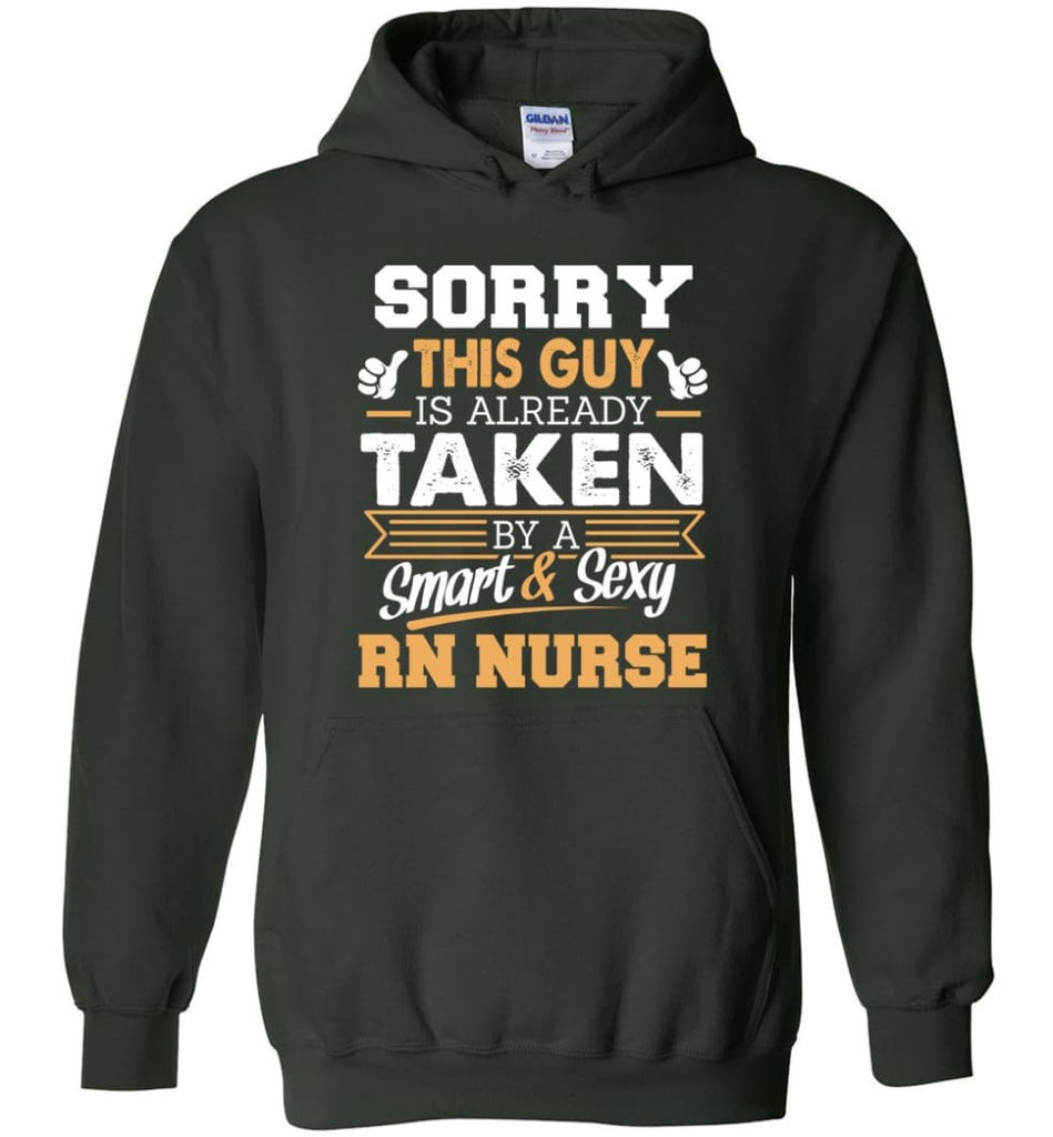 Rn Nurse Shirt Cool Gift for Boyfriend Husband or Lover - Hoodie - Forest Green / M