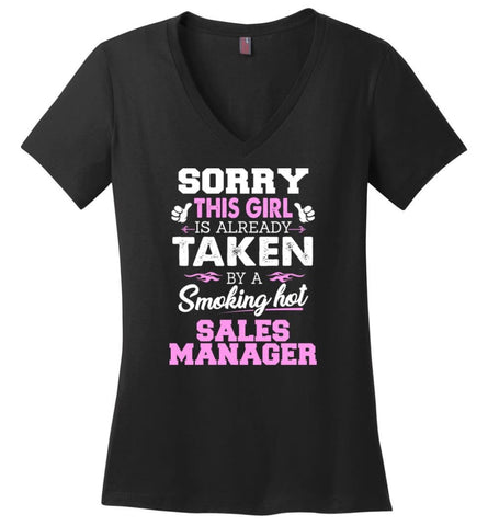 Rn Nurse Shirt Cool Gift for Girlfriend Wife or Lover Ladies V-Neck - Black / M - 3