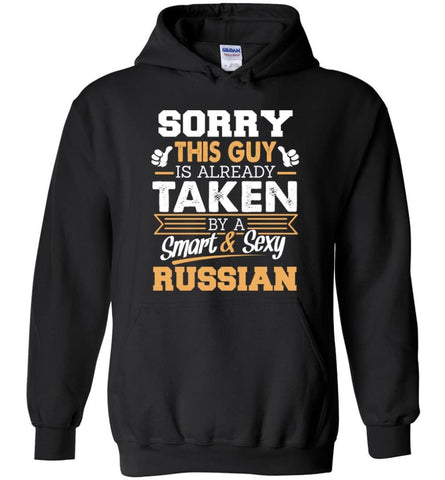 Russian Shirt Cool Gift For Boyfriend Husband Hoodie - Black / M