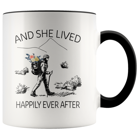 And She Lived Happily Ever After Premium Accent Mug