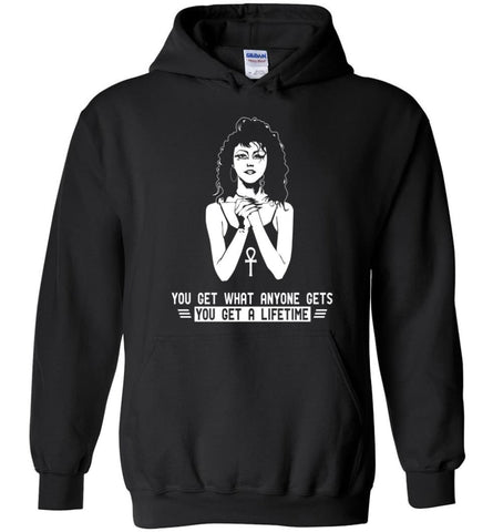 Sand Man Shirt You Get What Anyone Gets You Get A Lifetime Hoodie - Black / M