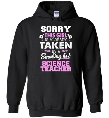 Science Teacher Shirt Cool Gift For Girlfriend Wife Hoodie - Black / M