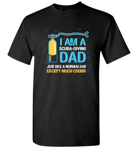 Scuba Diving Shirt I’M A Scuba Diving Dad T-Shirt - Black / S