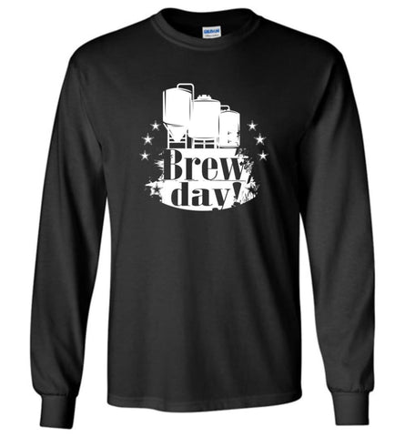 Shirt For Brewmasters Brew Day Craft Beer Love Brewing Long Sleeve - Black / M