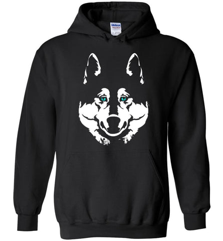 Siberian Husky Shirt For Pet Dog Husky Lover - Hoodie - Black / M
