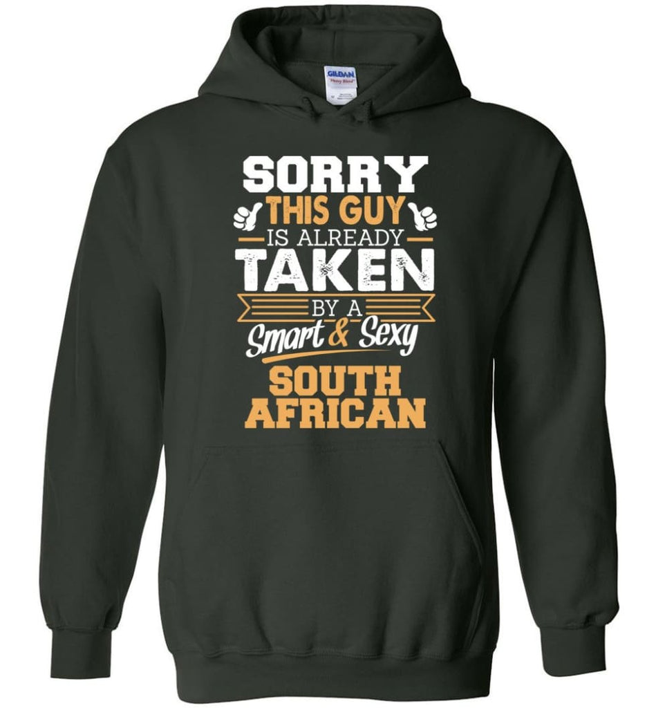 South African Shirt Cool Gift for Boyfriend Husband or Lover - Hoodie - Forest Green / M