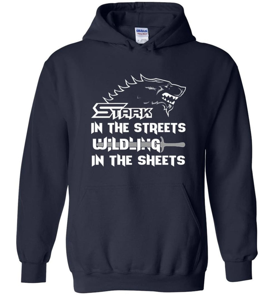 Stark In The Streets Wilding In The Sheets - Hoodie - Navy / M