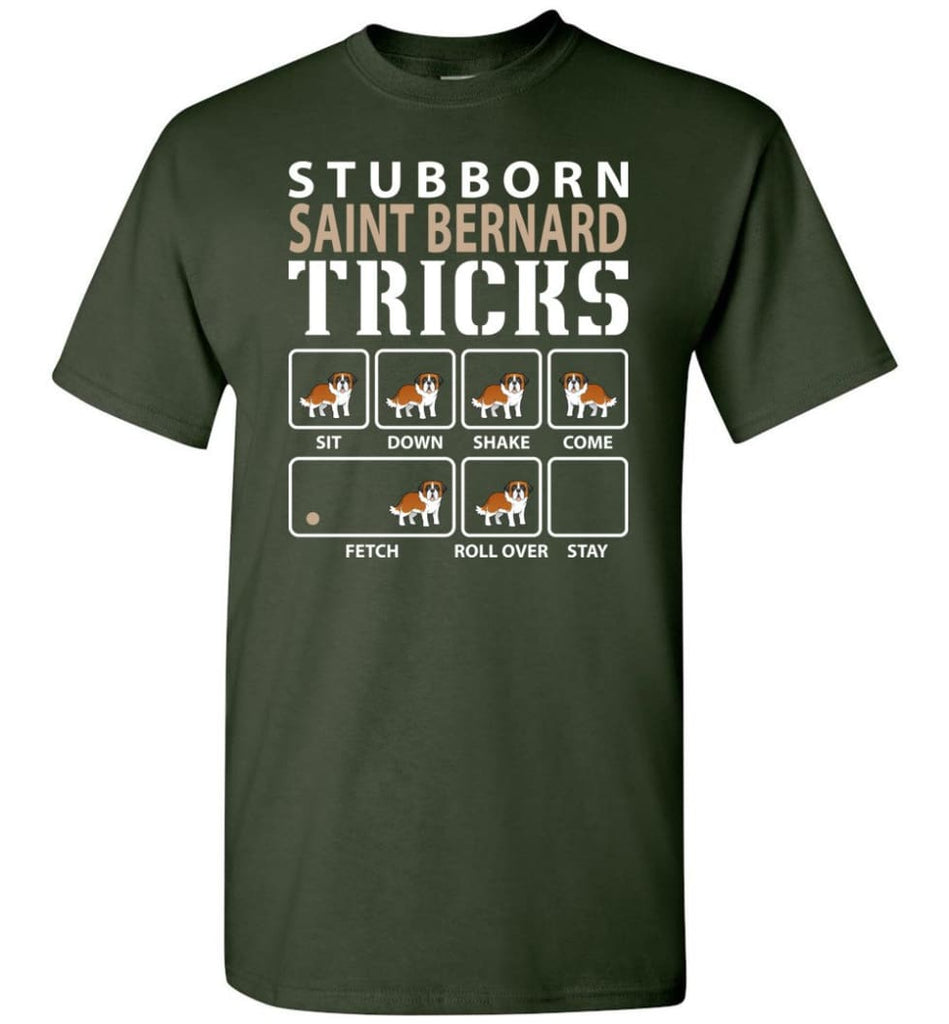 Stubborn Saint Bernard Tricks T-Shirt Tshirt Stubborn Saint Bernard Tricks T-Shirt Tshirt