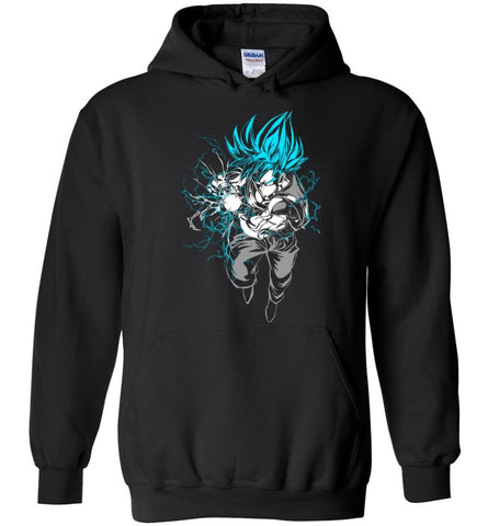 Super Saiyan God Hoodie Dragon Ball Z Super Saiyan Kamehameha Christmas Sweater - Hoodie - Black / M