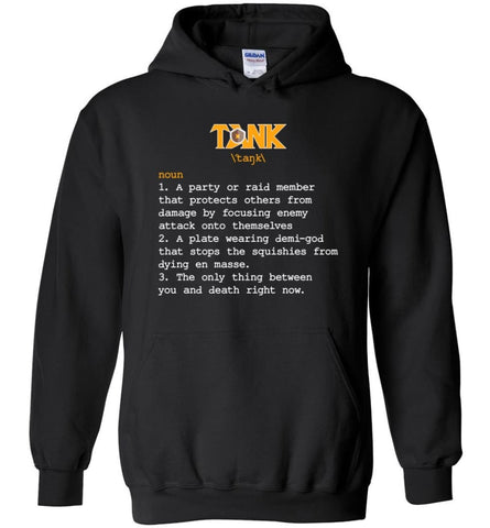 Tank Definition Tank Meaning - Hoodie - Black / M