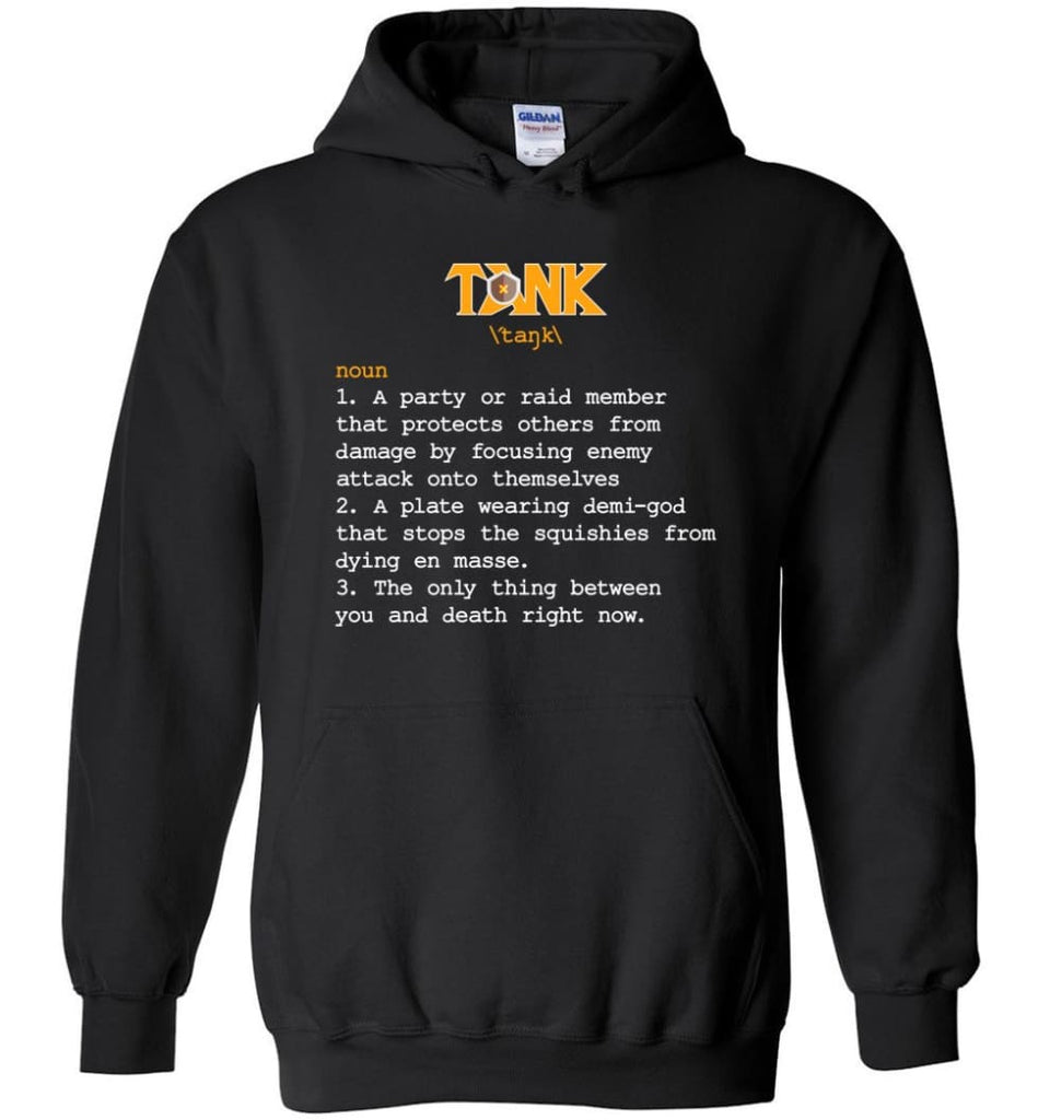 Tank Definition Tank Meaning Hoodie - Black / M