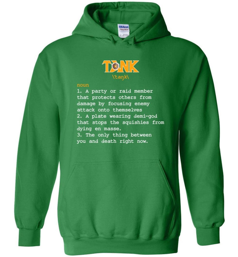 Tank Definition Tank Meaning Hoodie - Irish Green / M