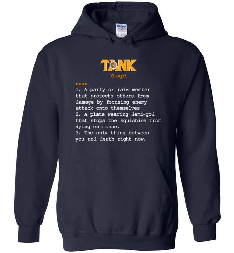Tank Definition Tank Meaning Hoodie - Navy / M