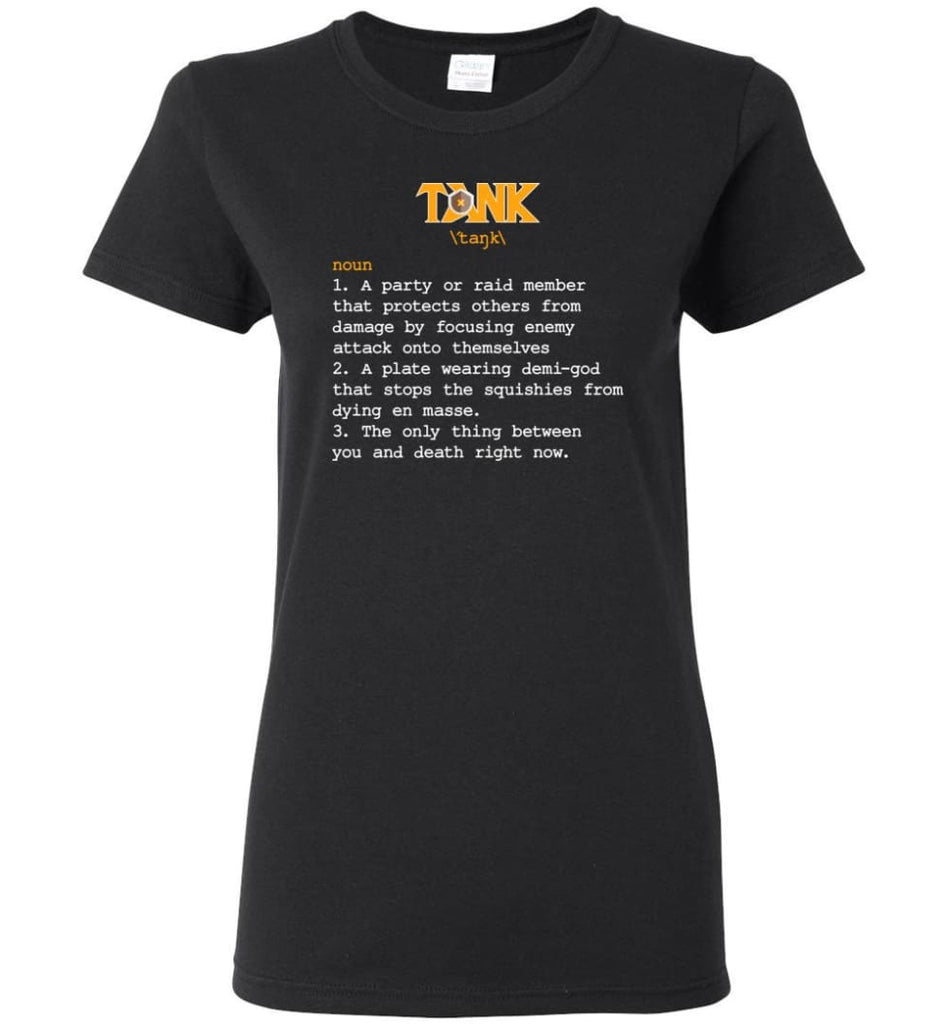 Tank Definition Tank Meaning Women Tee - Black / M